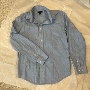 Tommy Hilfiger Woven Plaid Button-Down Shirt- boys 12